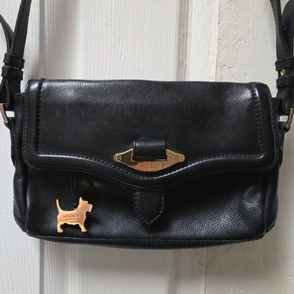 Radley London Black Leather Shoulder Crossbody Bag - Picture 2 of 13